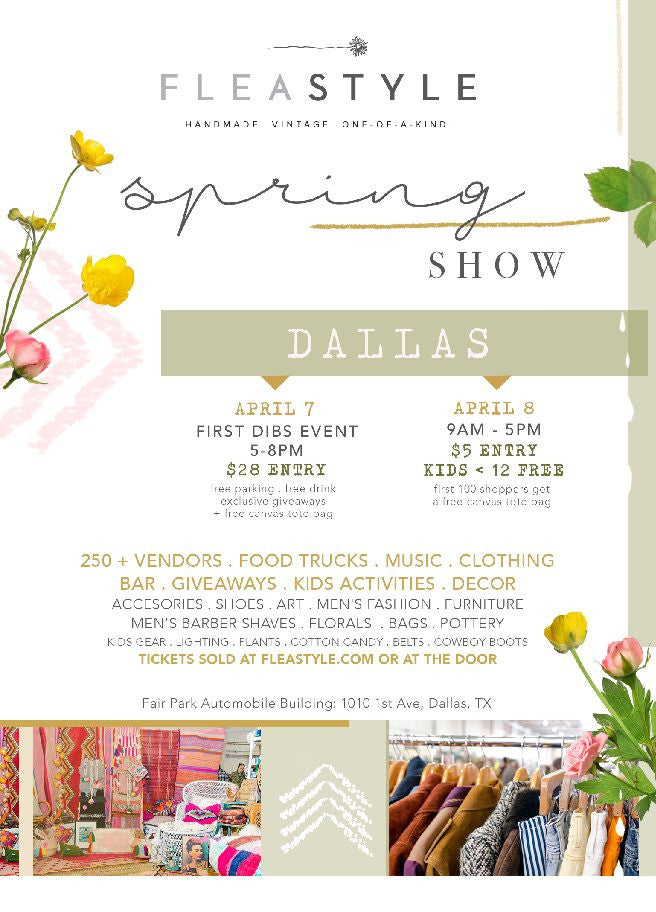 Come shop our booth at FLEASTYLE this weekend!