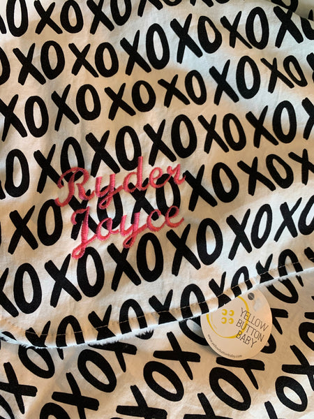 XOXO Blanket - Travel & Large size available