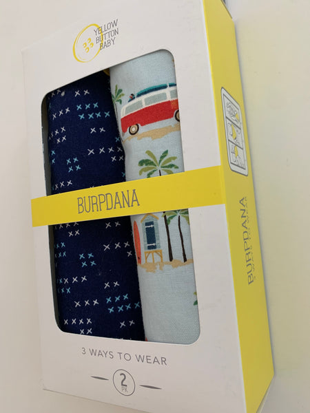 Navy X / Beach Burpdana Gift Set
