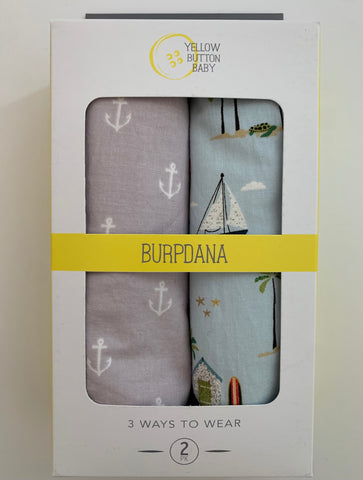 Anchor / Beach Burpdana Gift Set