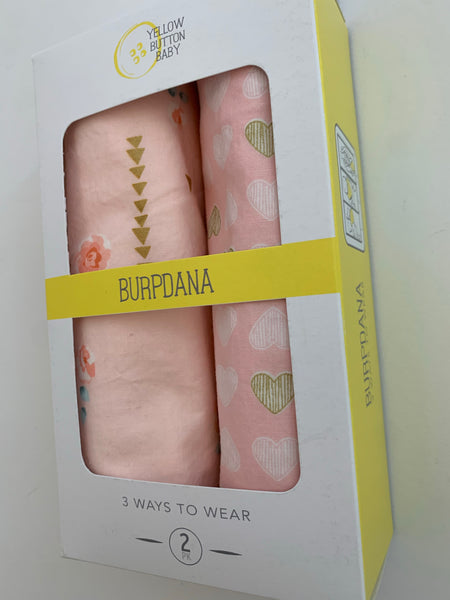 Rose Gold / Heart Burpdana Gift Set