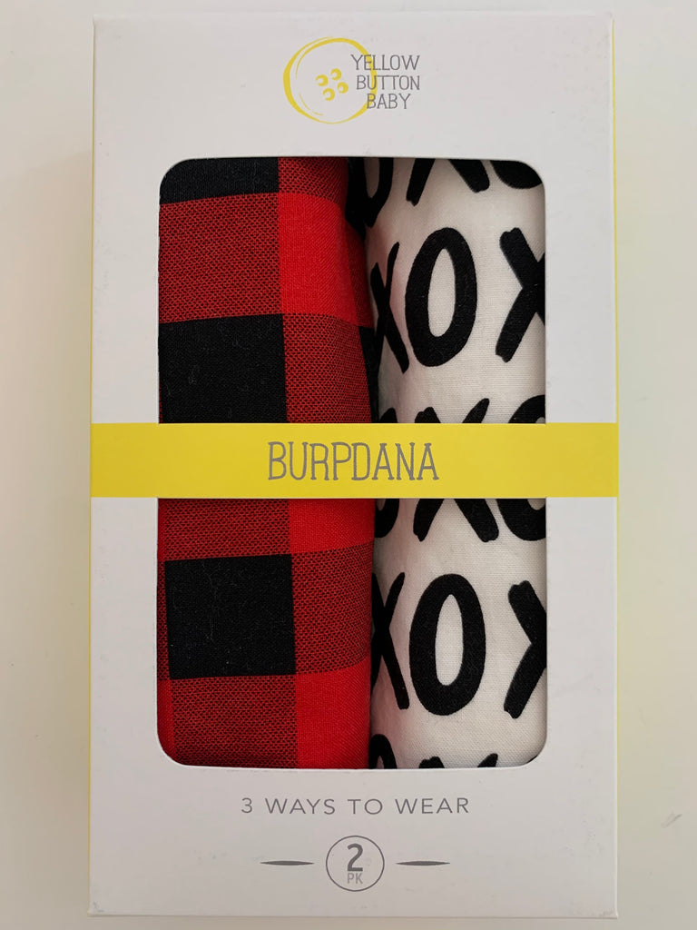 Buffalo Plaid / XOXO Burpdana Gift Set