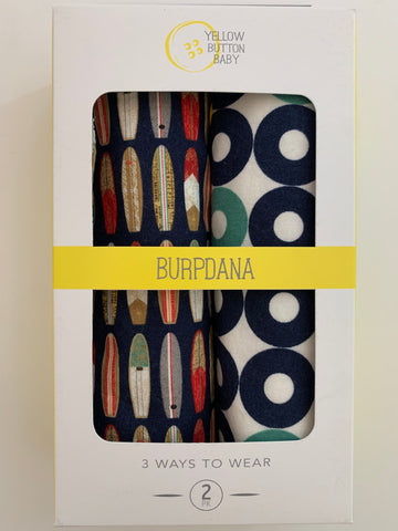 Surf / Nautical Burpdana Gift Set