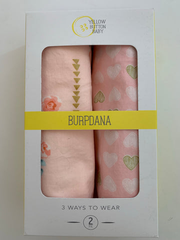 Rose Gold / Heart Burpdana Gift Set