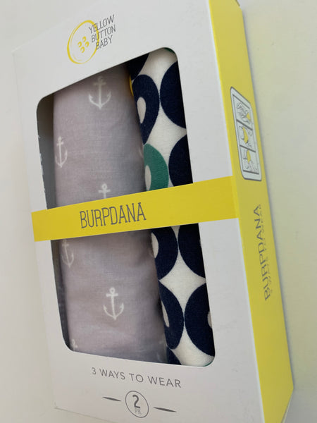 Anchor / Nautical Burpdana Gift Set