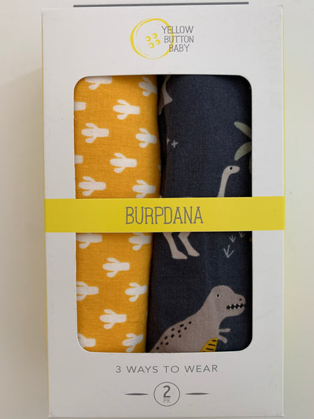 Cactus / Dinosaur Burpdana Gift Set