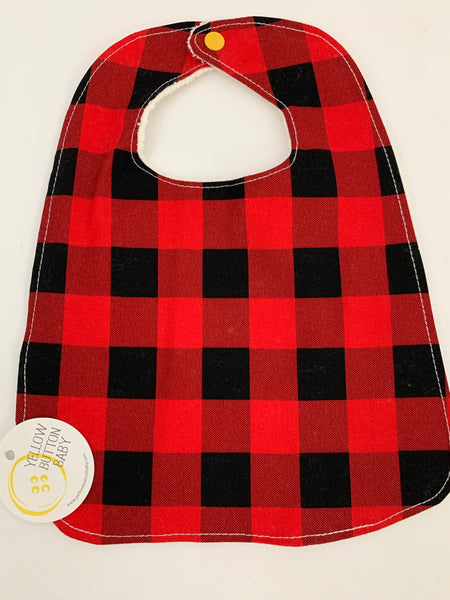 Buffalo Plaid Bib