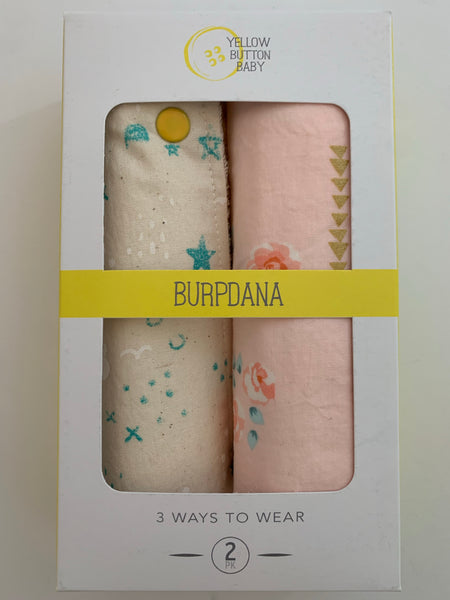 Teal & White / Rose Gold Burpdana Gift Set