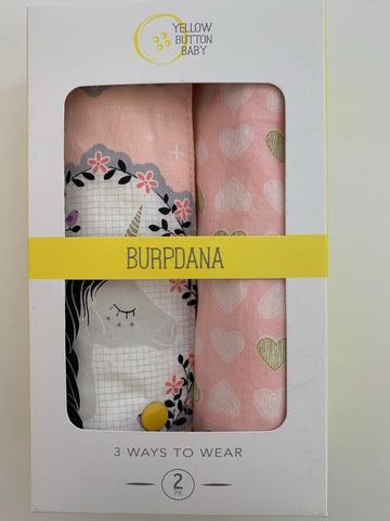 Unicorn / Heart Burpdana Gift Set