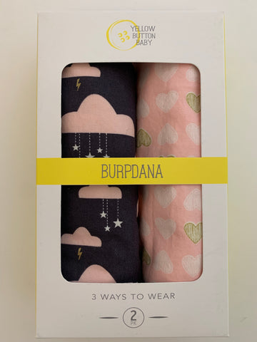 Cloud / Heart Burpdana Gift Set