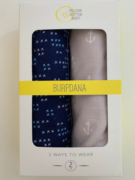 Blue X / Anchor Burpdana Gift Set