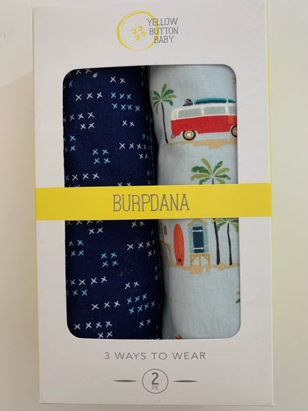 Navy X / Beach Burpdana Gift Set